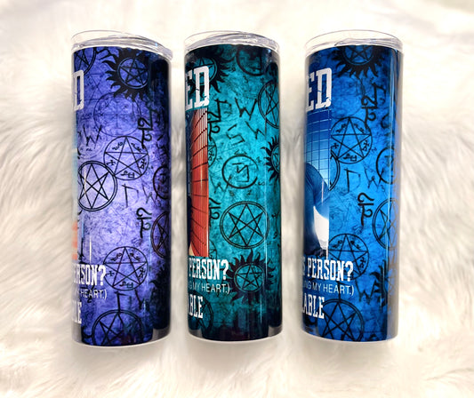 Wanted SPN 20oz Sublimation Tumbler