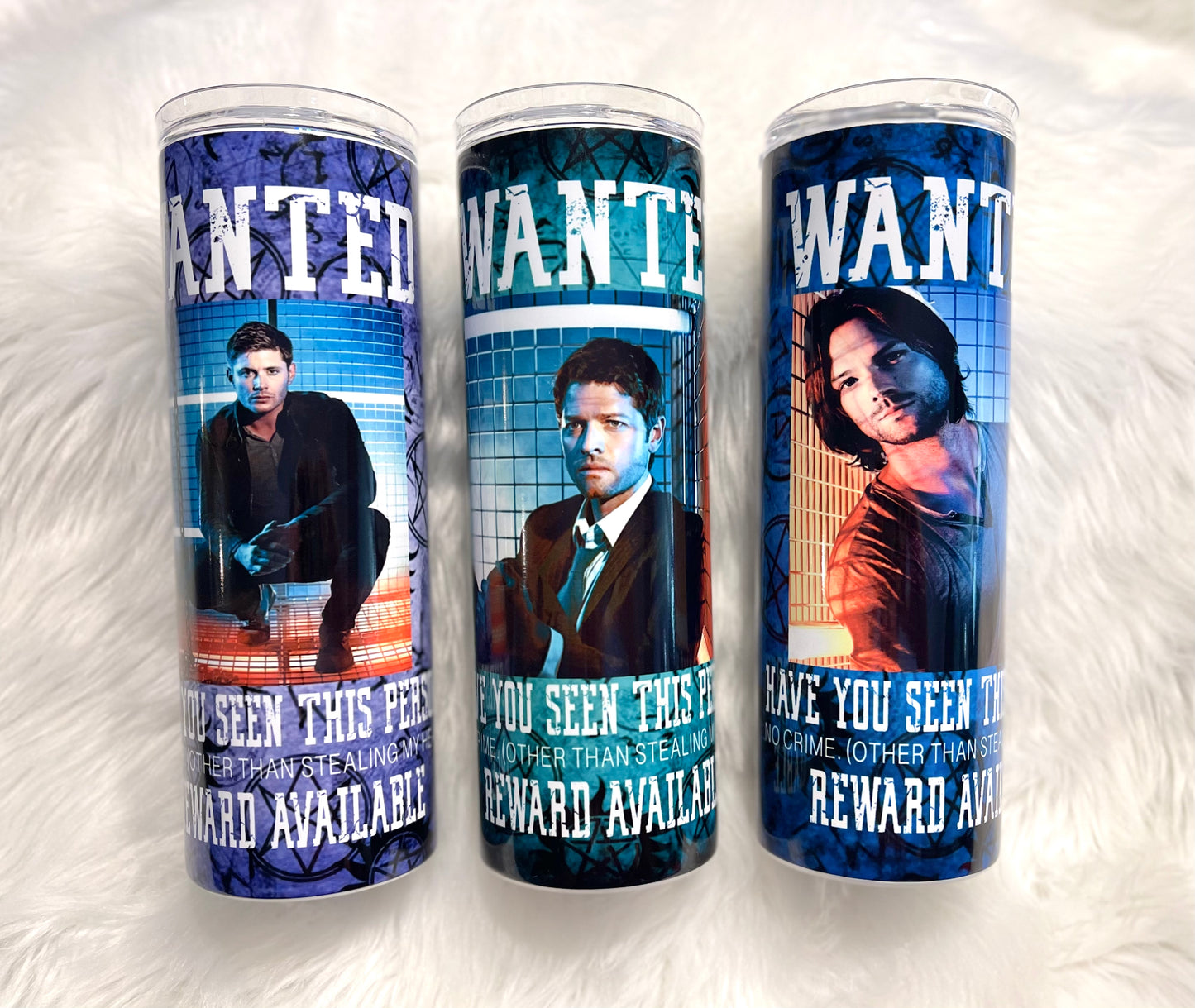 Wanted SPN 20oz Sublimation Tumbler