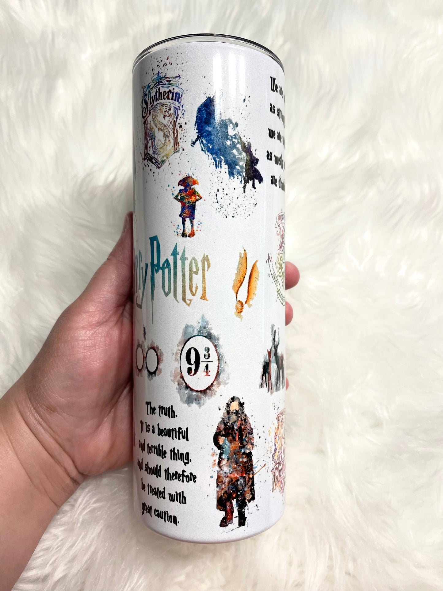 HP shimmer sublimation Skinny Tumbler