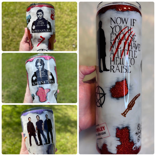 SPN 30oz Distressed Tumbler