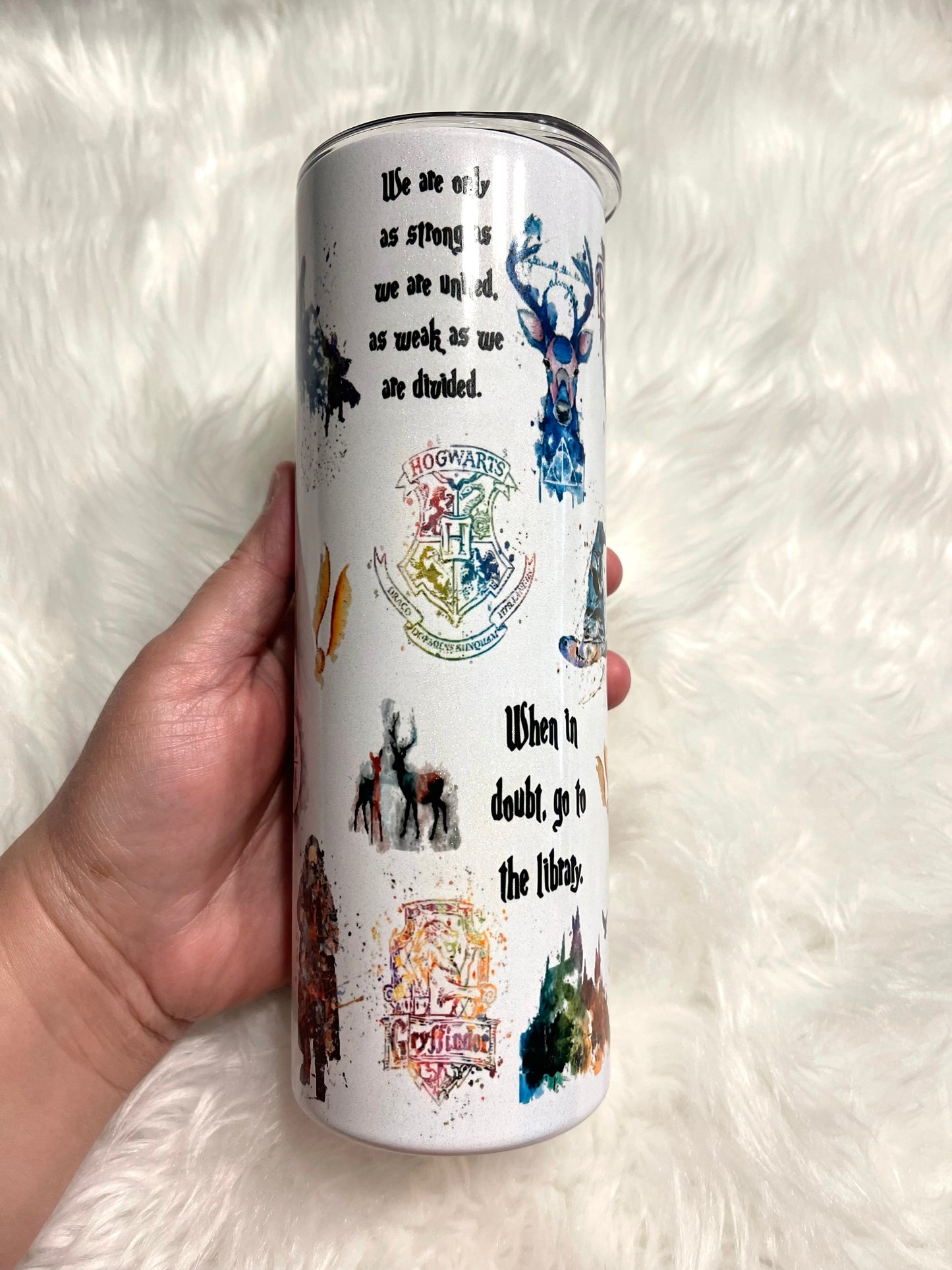 HP shimmer sublimation Skinny Tumbler