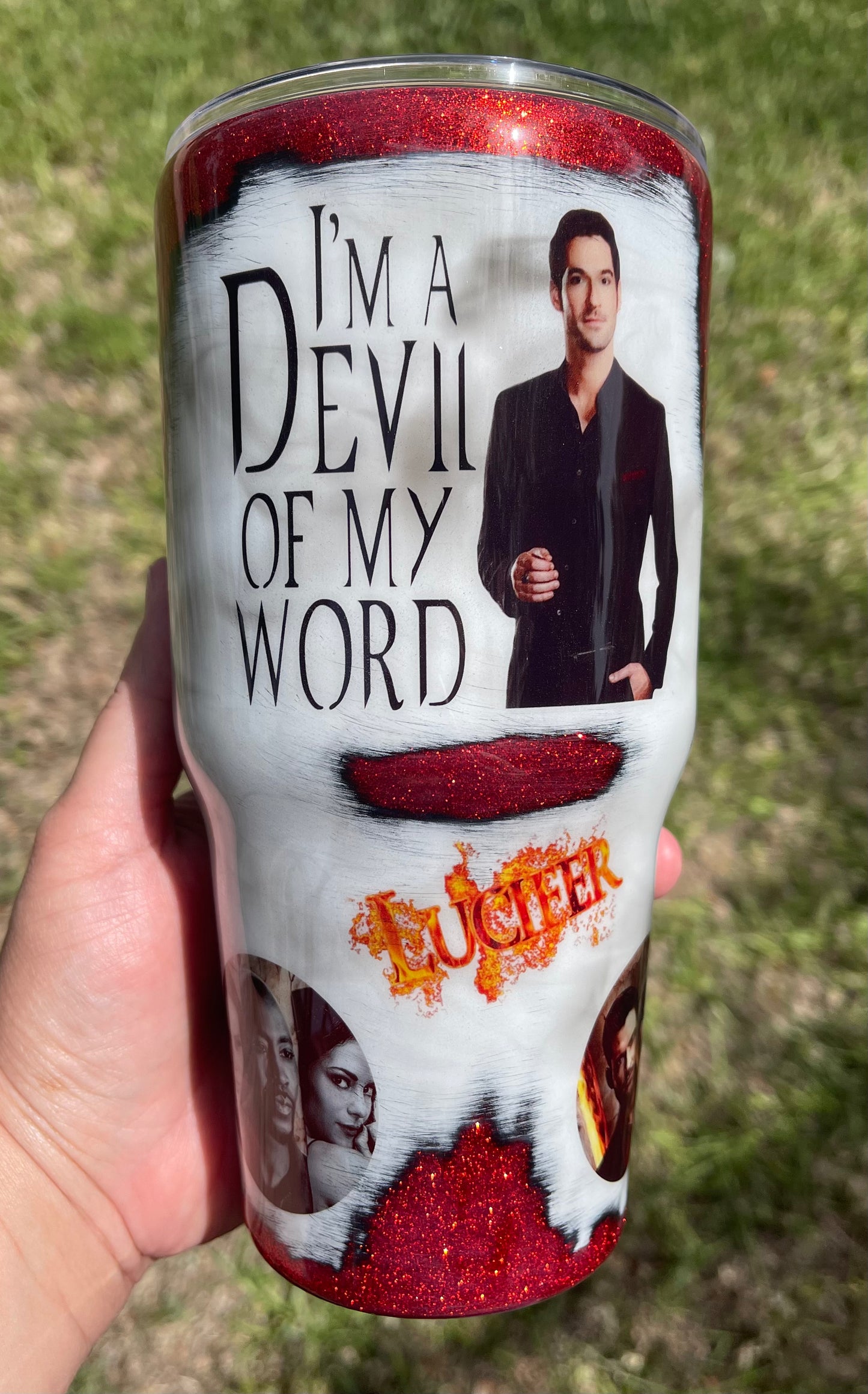 Customizable 30oz Distressed Tumbler