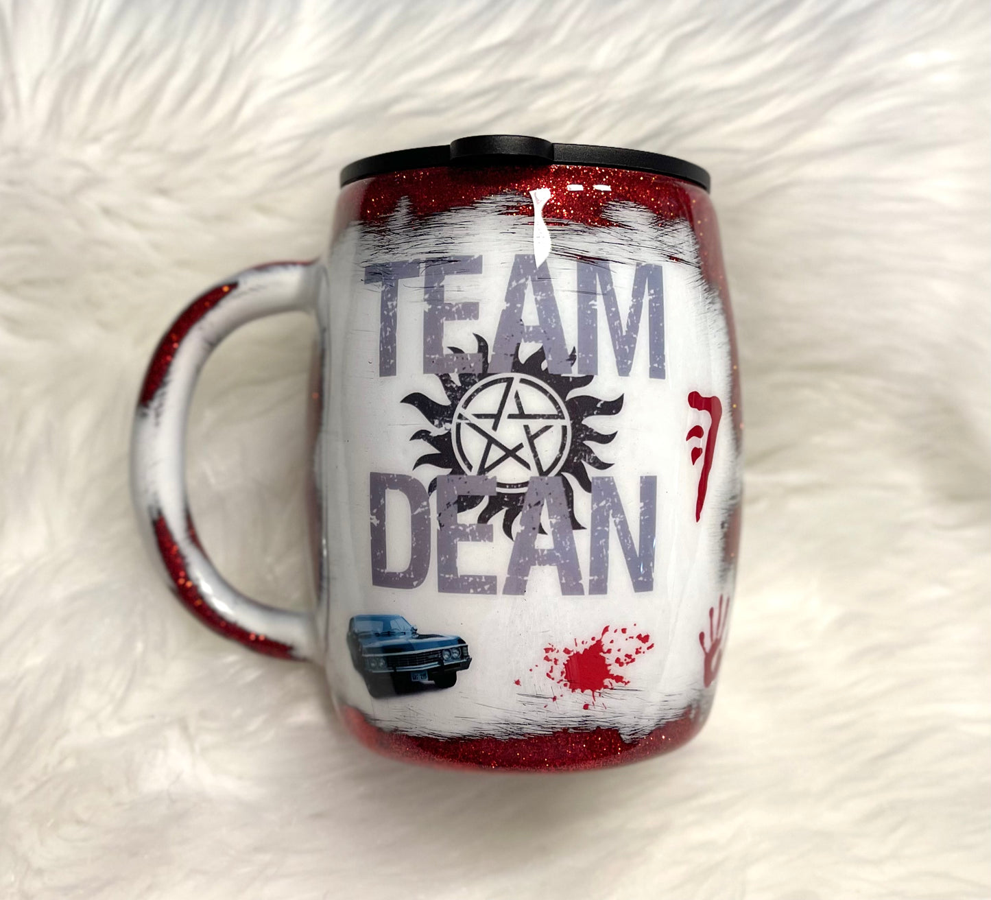 14oz SPN Distressed Coffee Mug