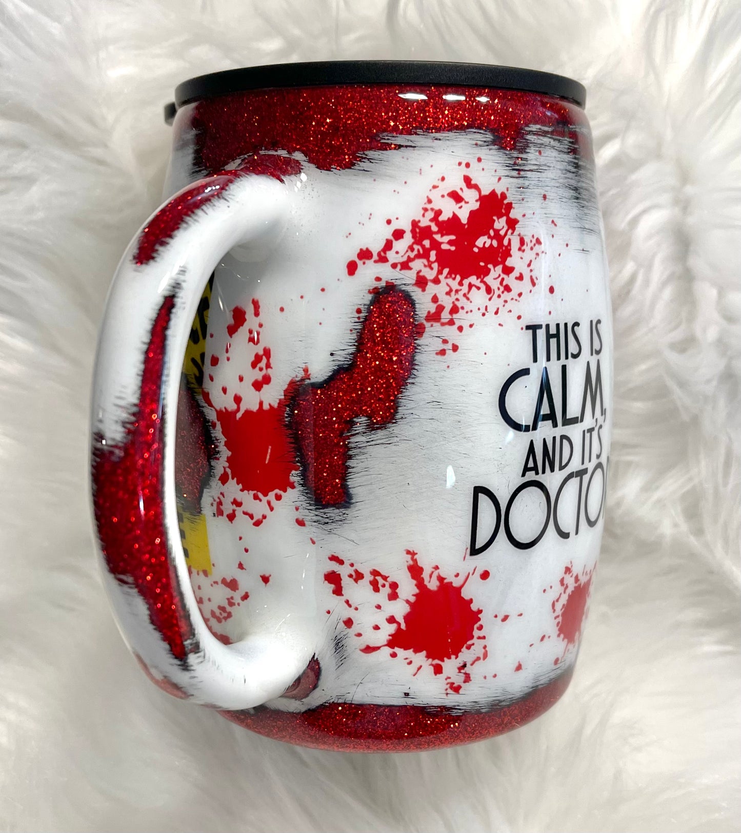 Criminal 14oz distressed mug tumbler