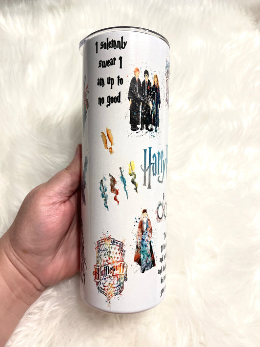HP shimmer sublimation Skinny Tumbler