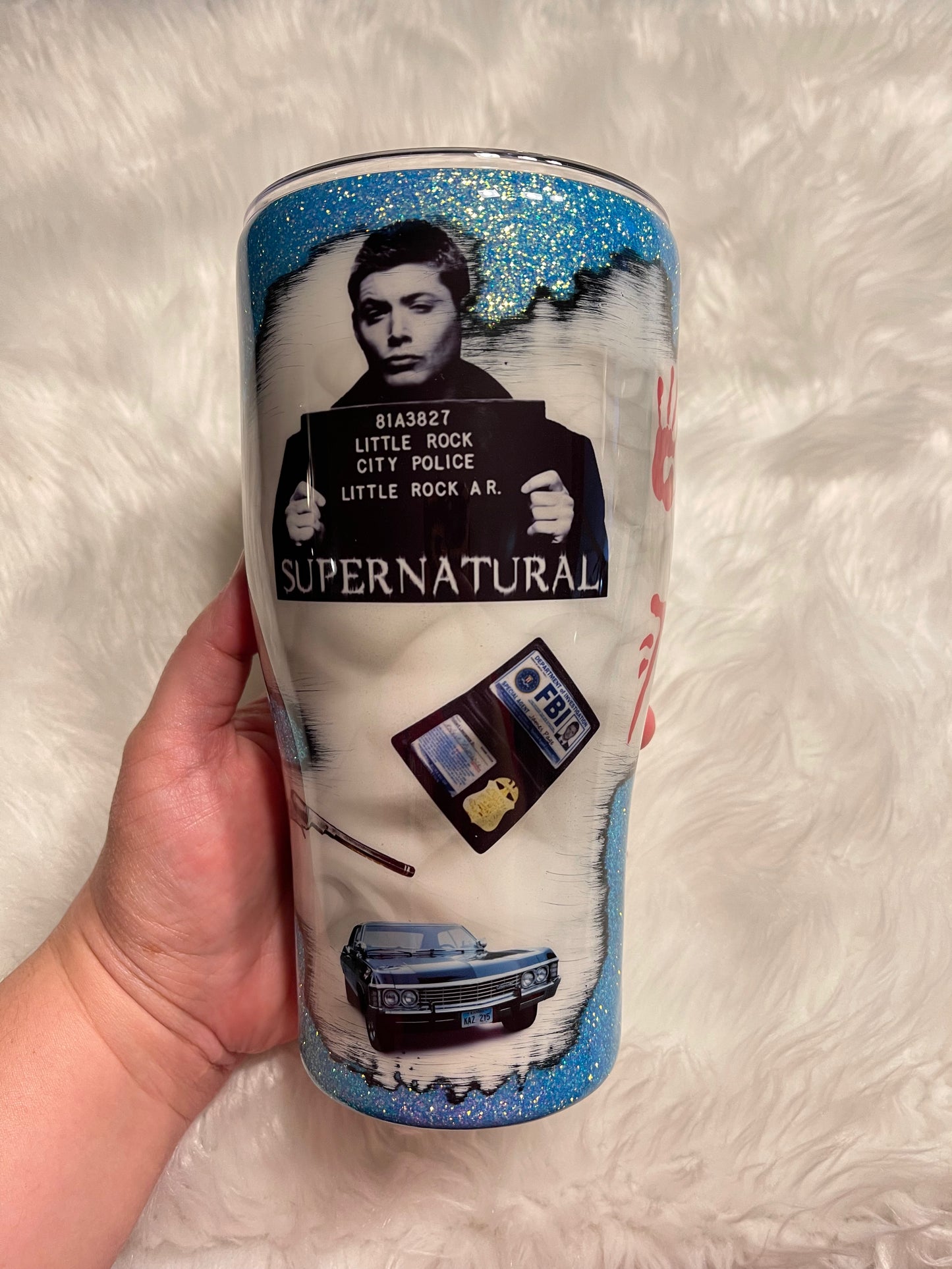 SPN 30oz Distressed Tumbler