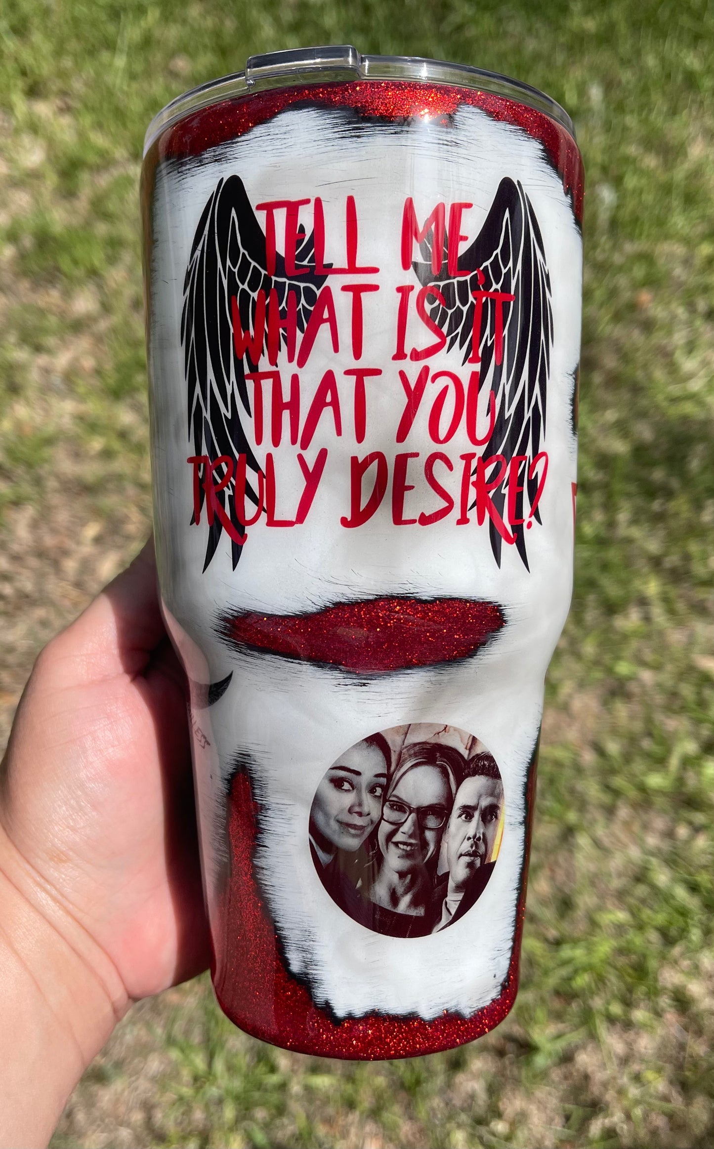 Customizable 30oz Distressed Tumbler