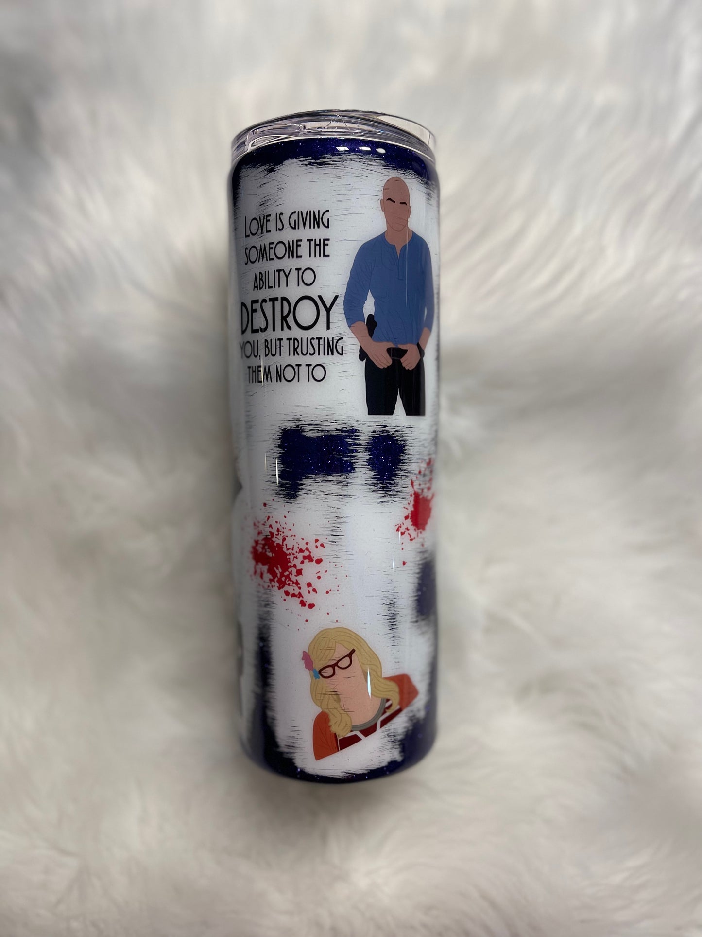 Customizable 30oz Distressed Tumbler