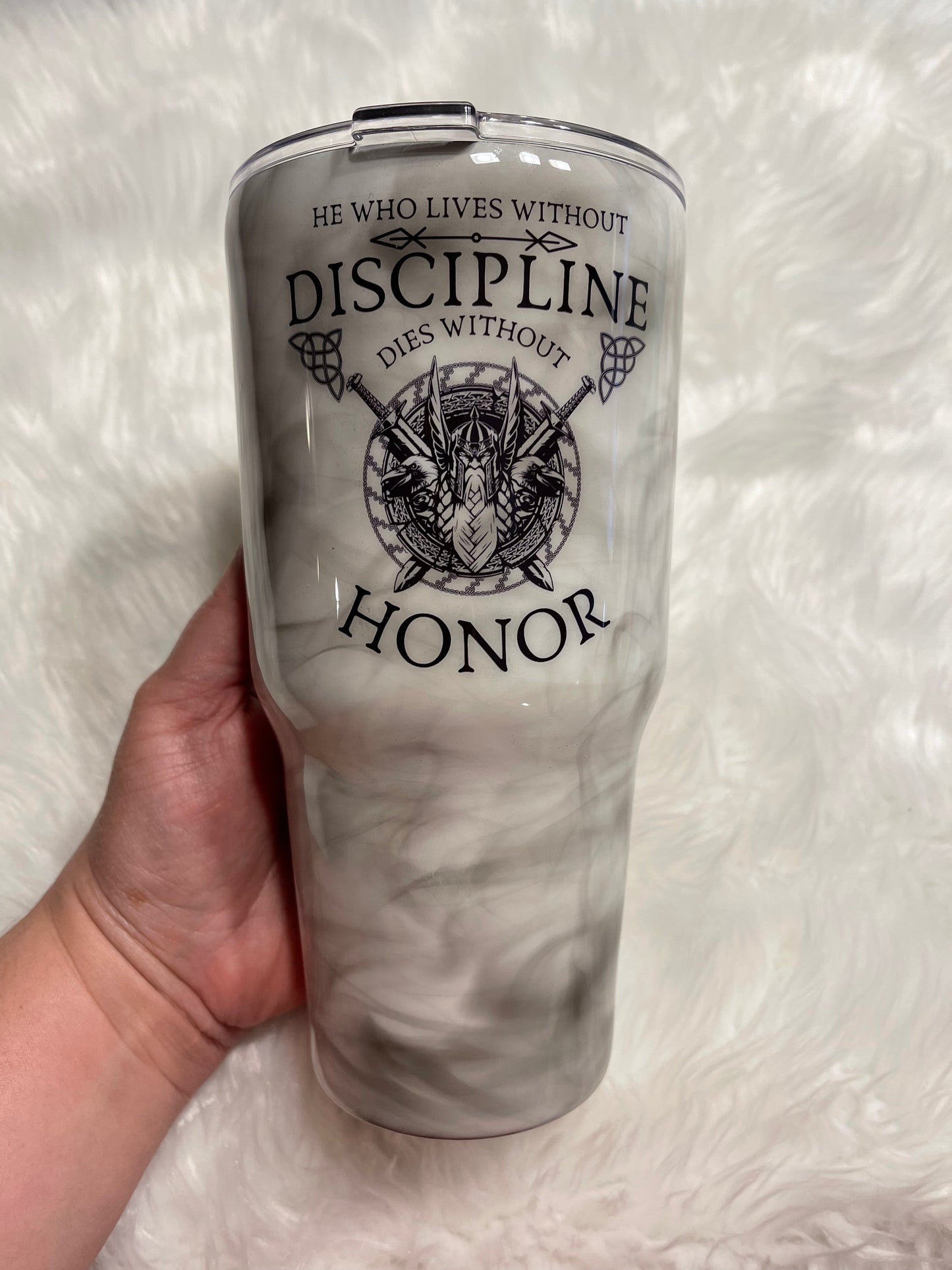 30oz Smoke Effect Viking Valhalla Tumbler