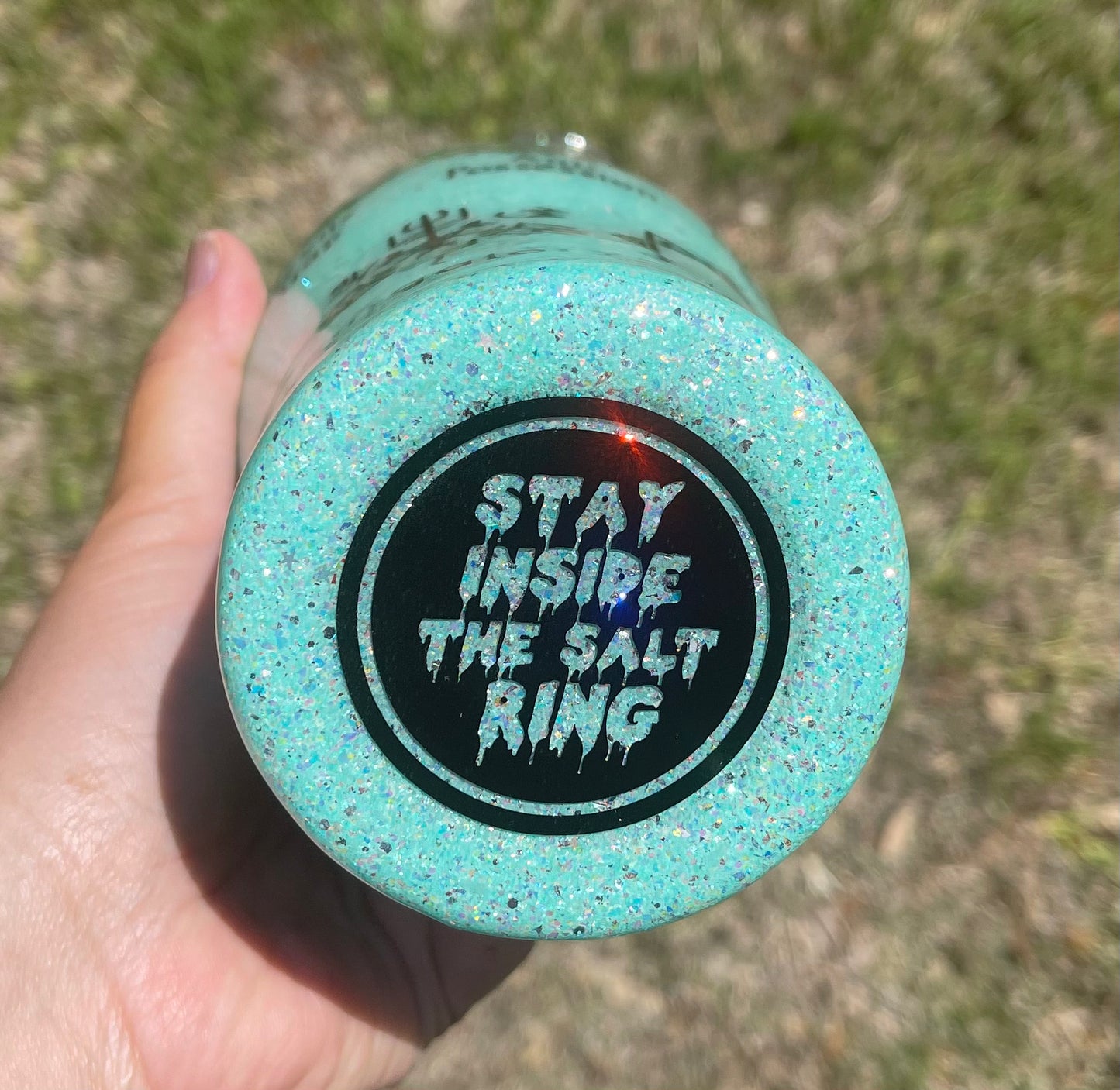 30oz SPN Glittered tumbler