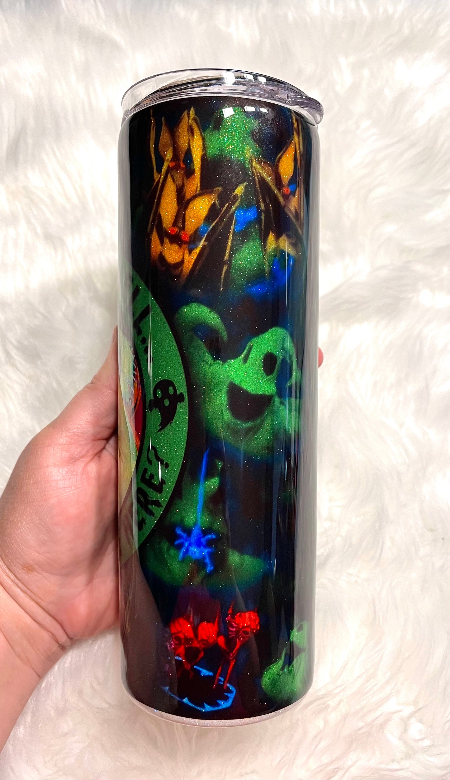 OB 20oz skinny glitter tumbler