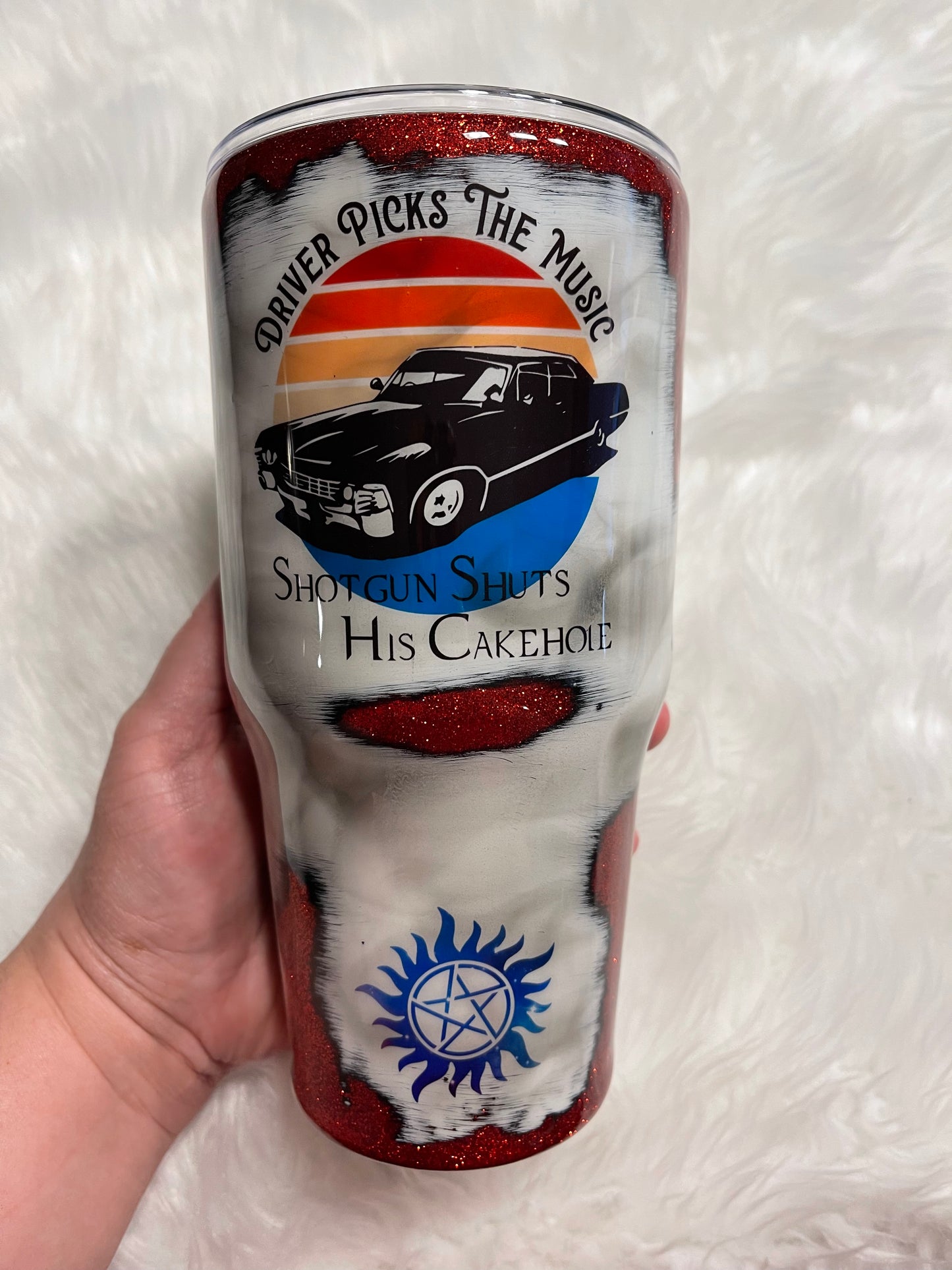 SPN 30oz Distressed Tumbler