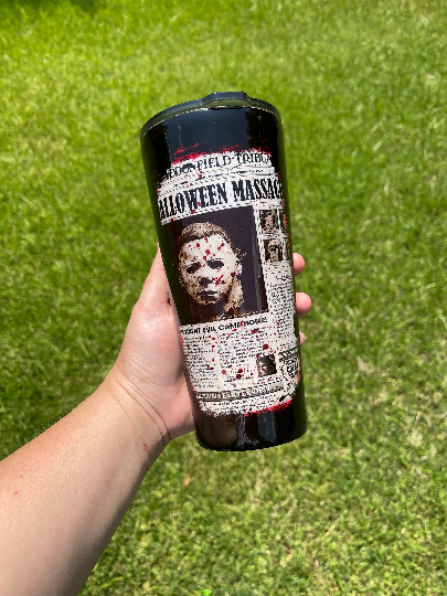 Michael Myers tumbler
