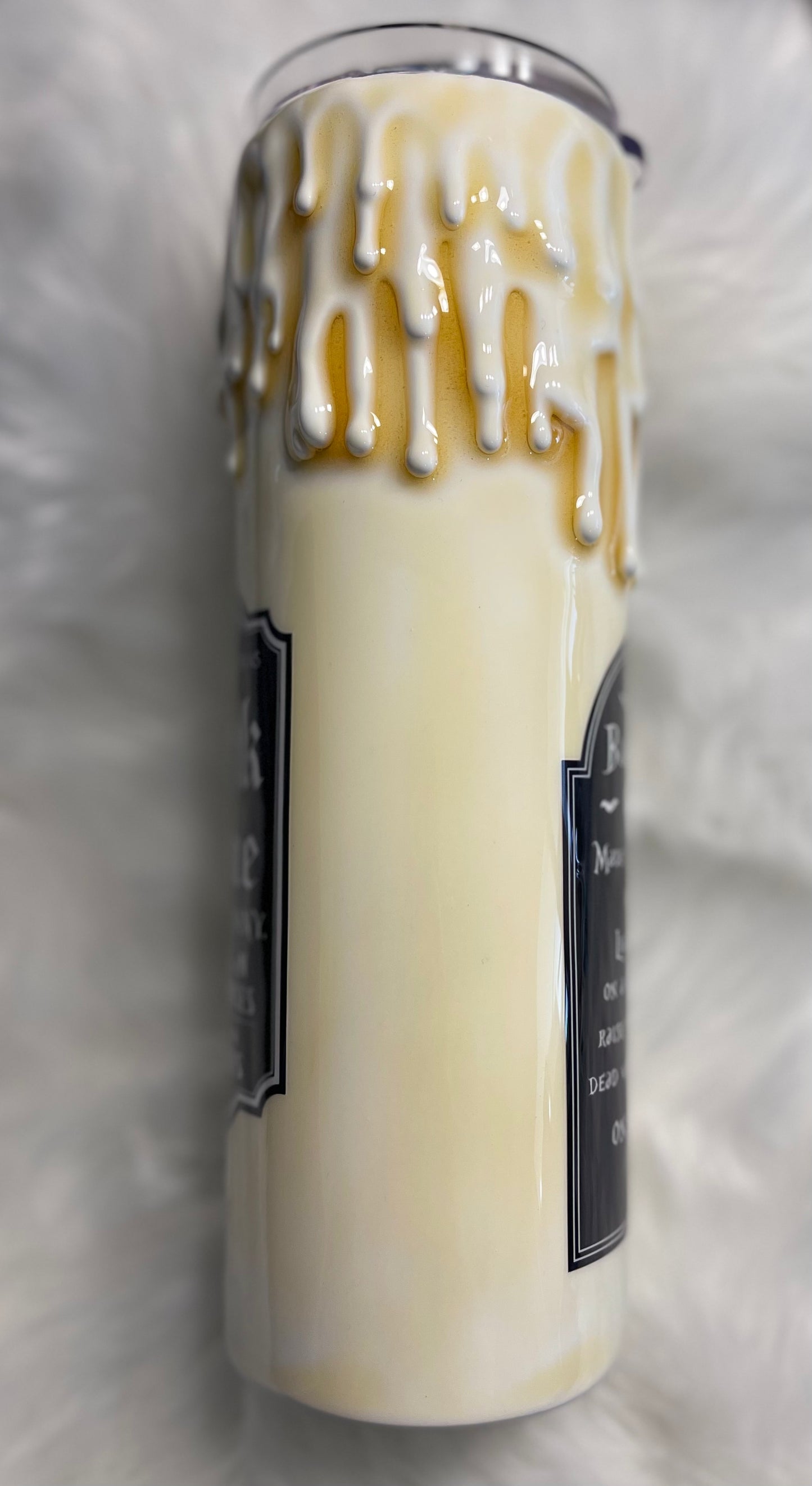 Candle themed tumbler
