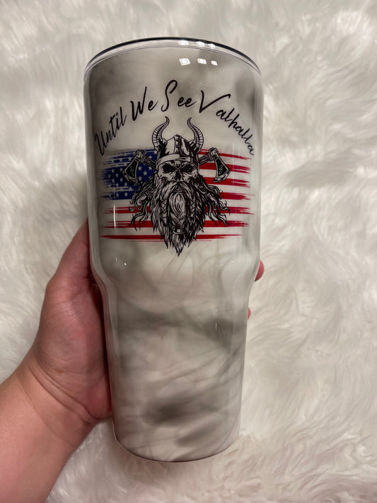 30oz Smoke Effect Viking Valhalla Tumbler
