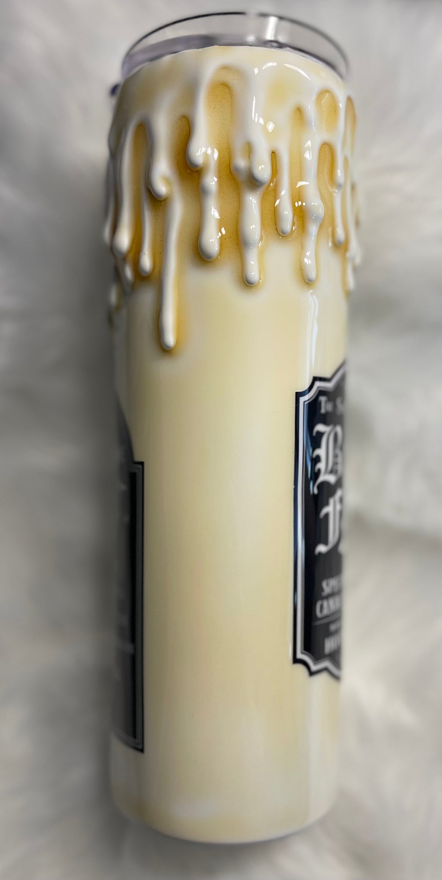 Candle themed tumbler