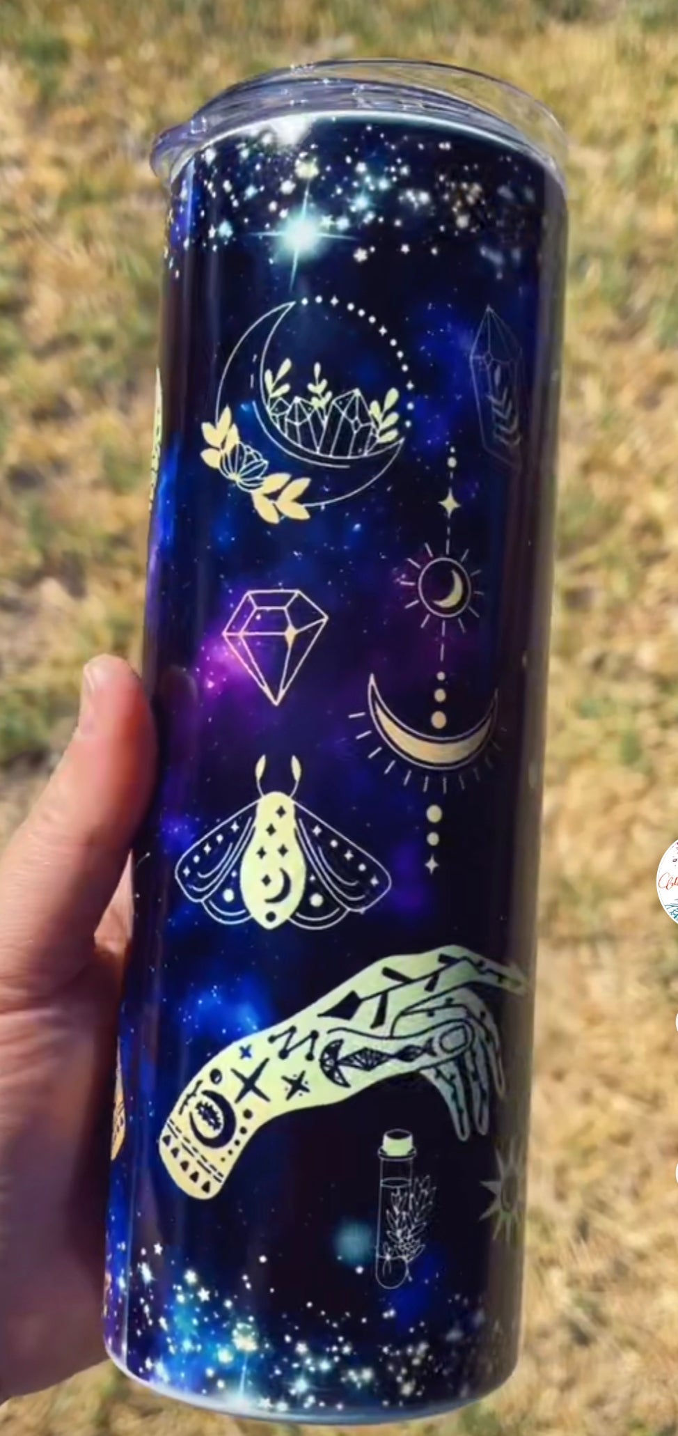 Celestial Glow In The Dark Sublimated 20oz Tumbler