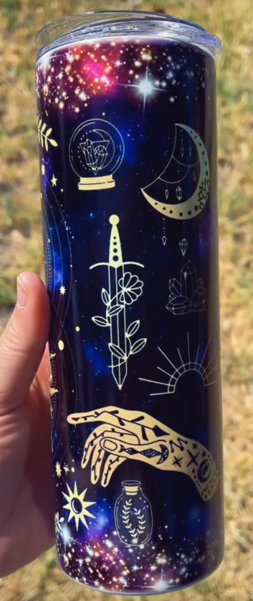 Celestial Glow In The Dark Sublimated 20oz Tumbler