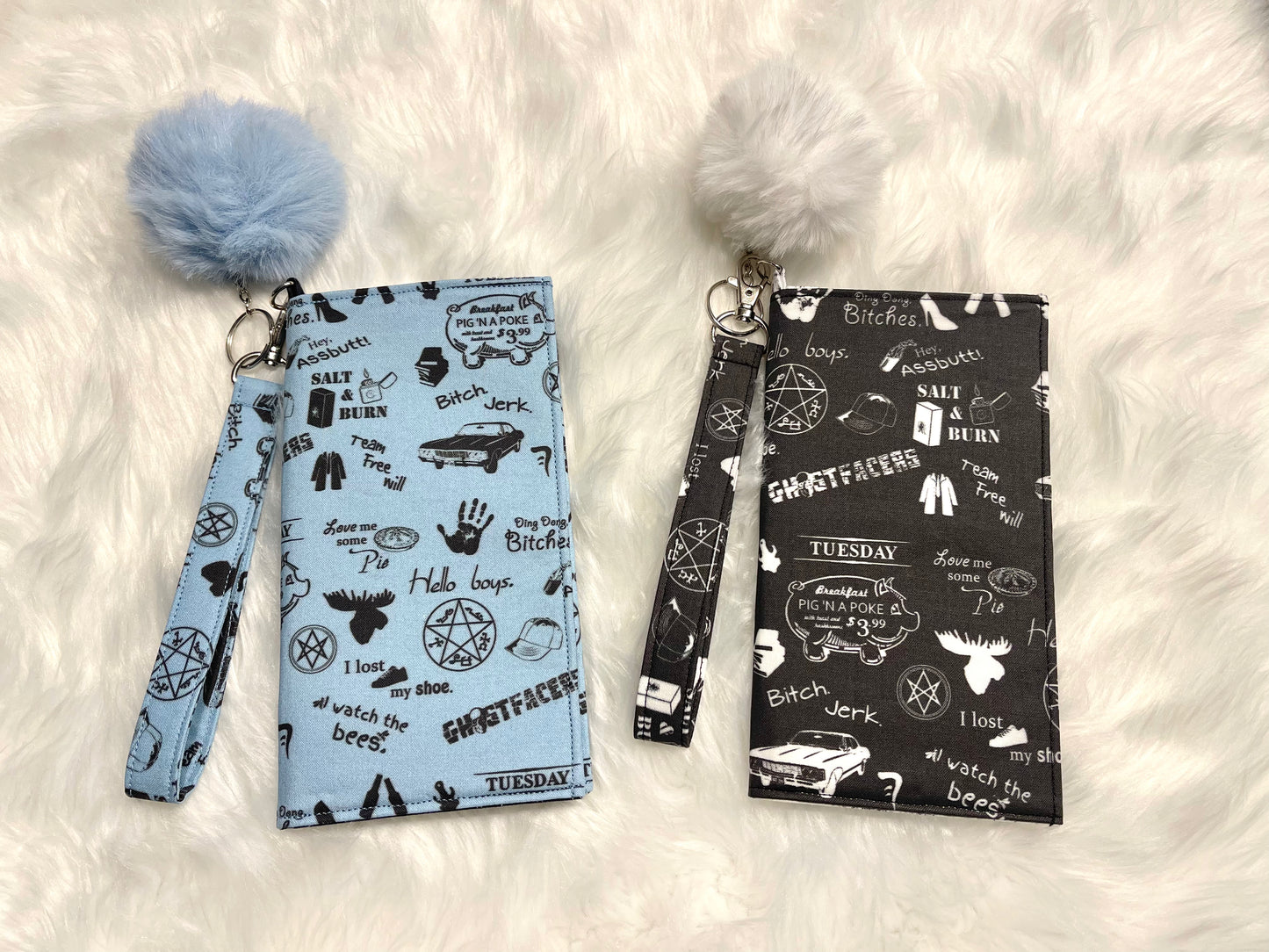 SPN cellphone wallet wristlet w/key fob