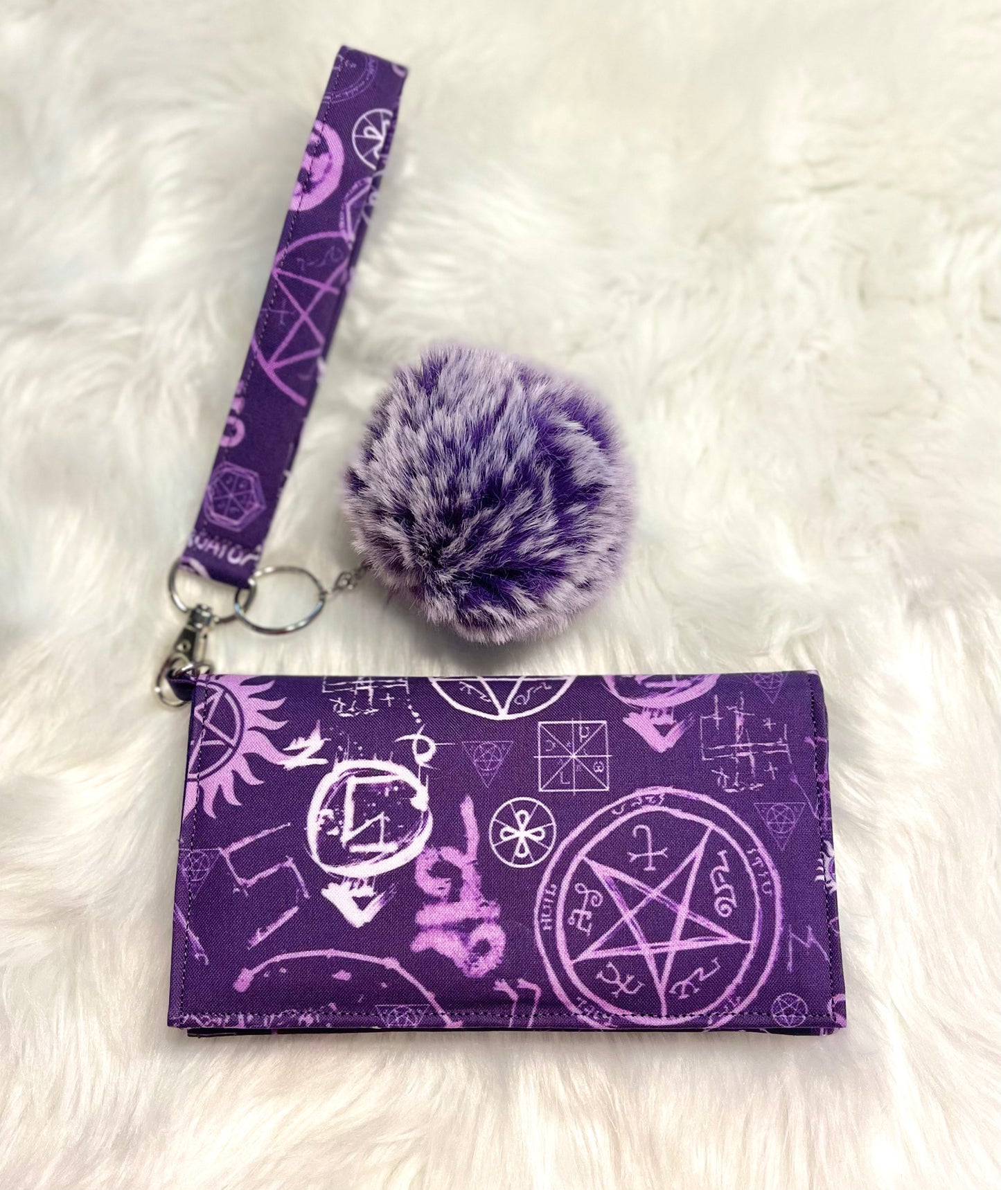 SPN cellphone wallet wristlet w/key fob