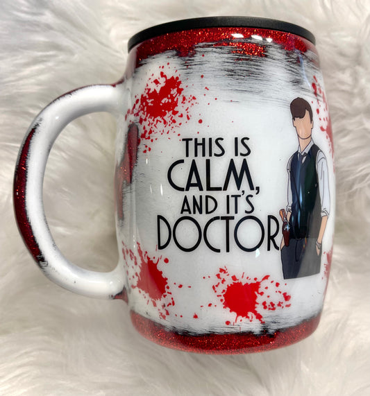 Criminal 14oz distressed mug tumbler
