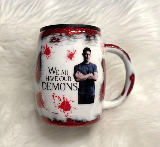 14oz SPN Distressed Coffee Mug