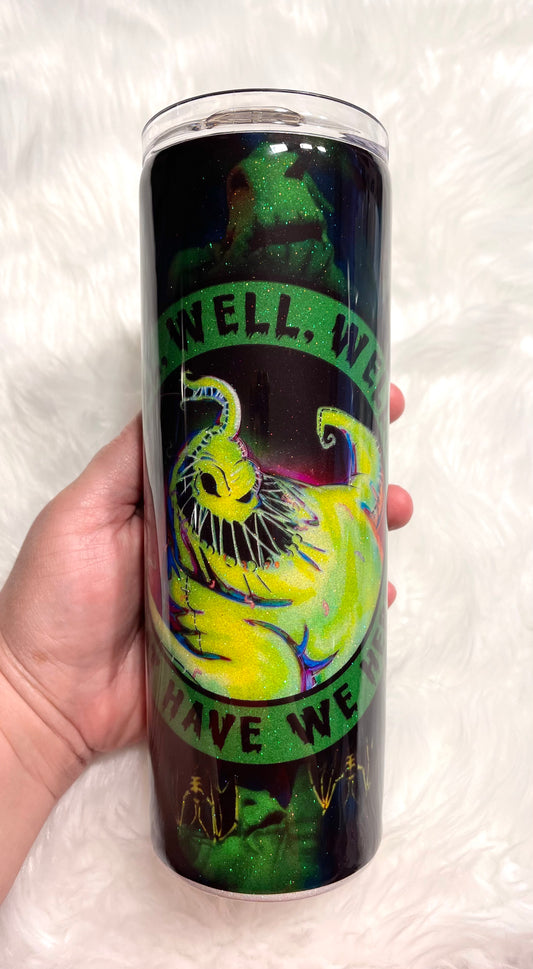 OB 20oz skinny glitter tumbler