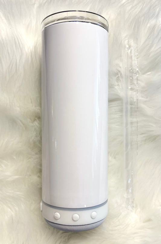 Customizable 20oz Bluetooth speaker tumbler
