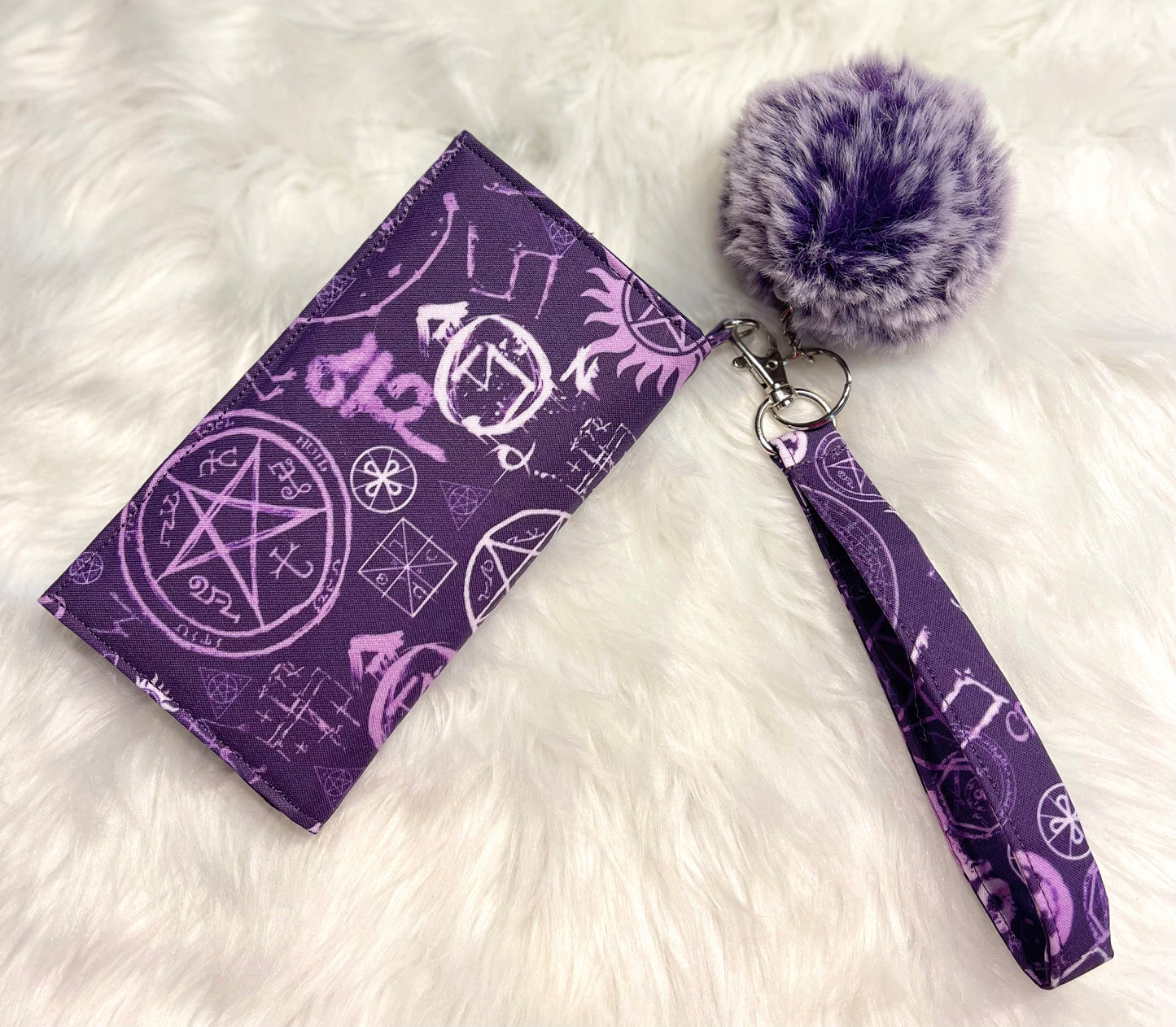 SPN cellphone wallet wristlet w/key fob